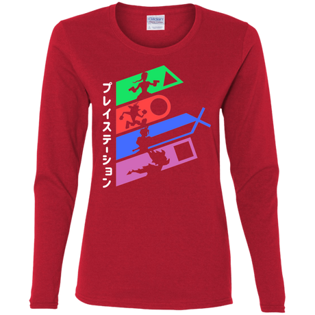 T-Shirts Red / S PSX Women's Long Sleeve T-Shirt