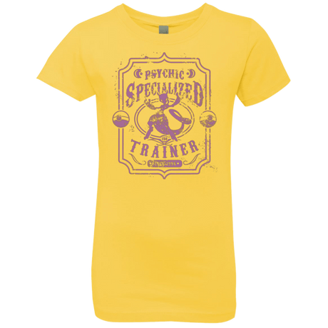 T-Shirts Vibrant Yellow / YXS Psychic Specialized Trainer 2 Girls Premium T-Shirt
