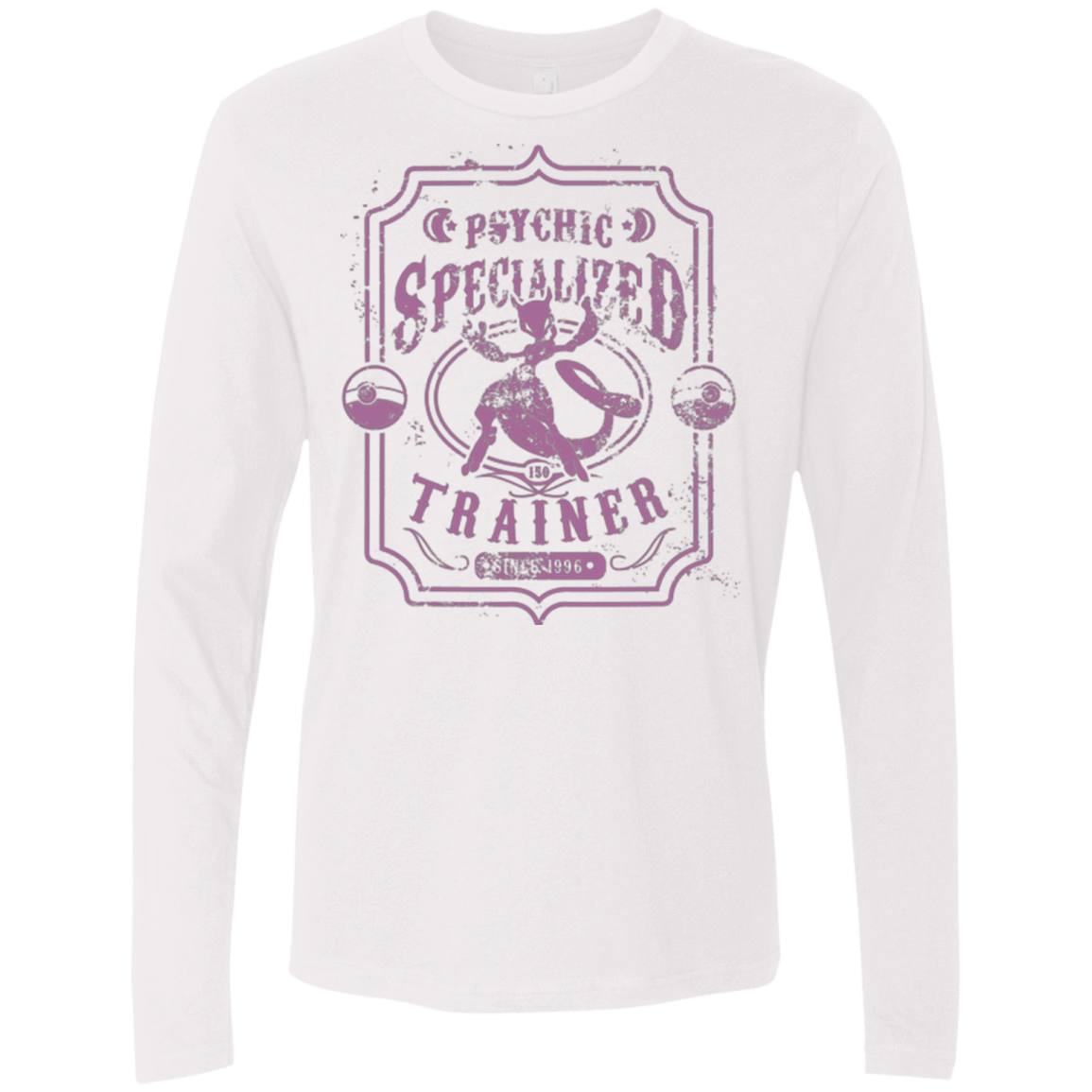 T-Shirts White / Small Psychic Specialized Trainer 2 Men's Premium Long Sleeve