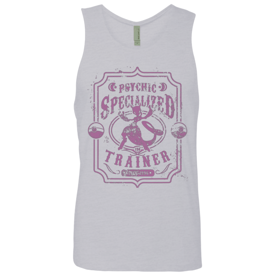 T-Shirts Heather Grey / Small Psychic Specialized Trainer 2 Men's Premium Tank Top