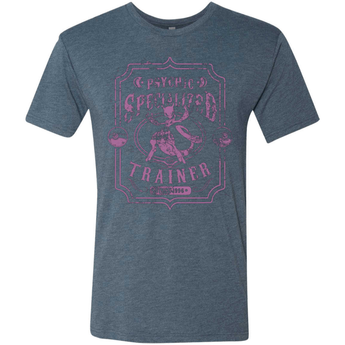 T-Shirts Indigo / Small Psychic Specialized Trainer 2 Men's Triblend T-Shirt