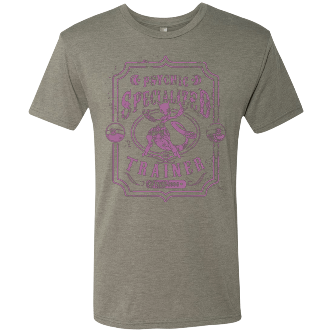 T-Shirts Venetian Grey / Small Psychic Specialized Trainer 2 Men's Triblend T-Shirt