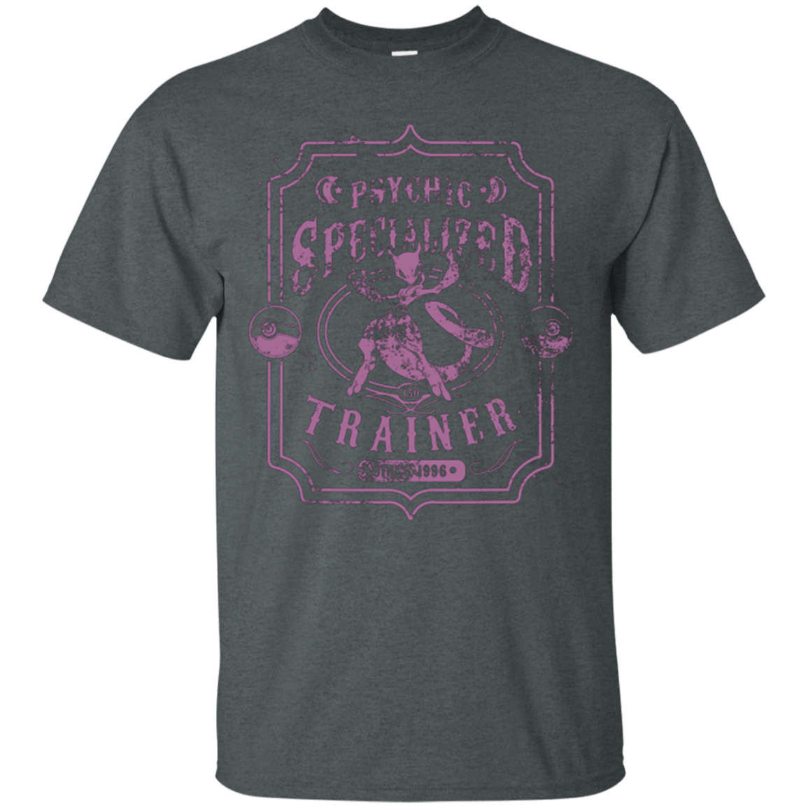 T-Shirts Dark Heather / Small Psychic Specialized Trainer 2 T-Shirt