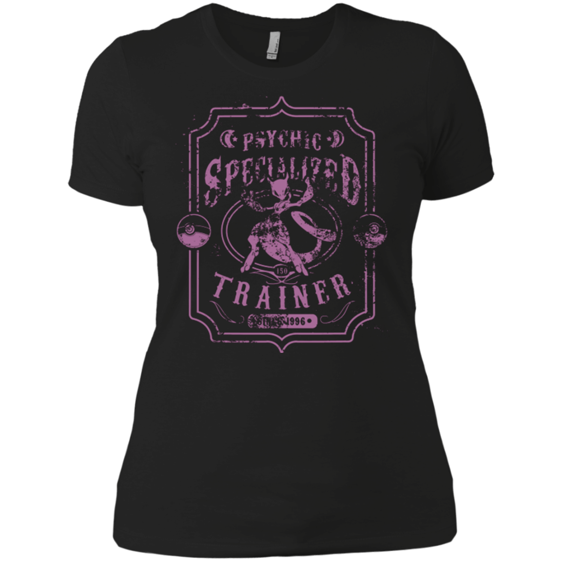 T-Shirts Black / X-Small Psychic Specialized Trainer 2 Women's Premium T-Shirt