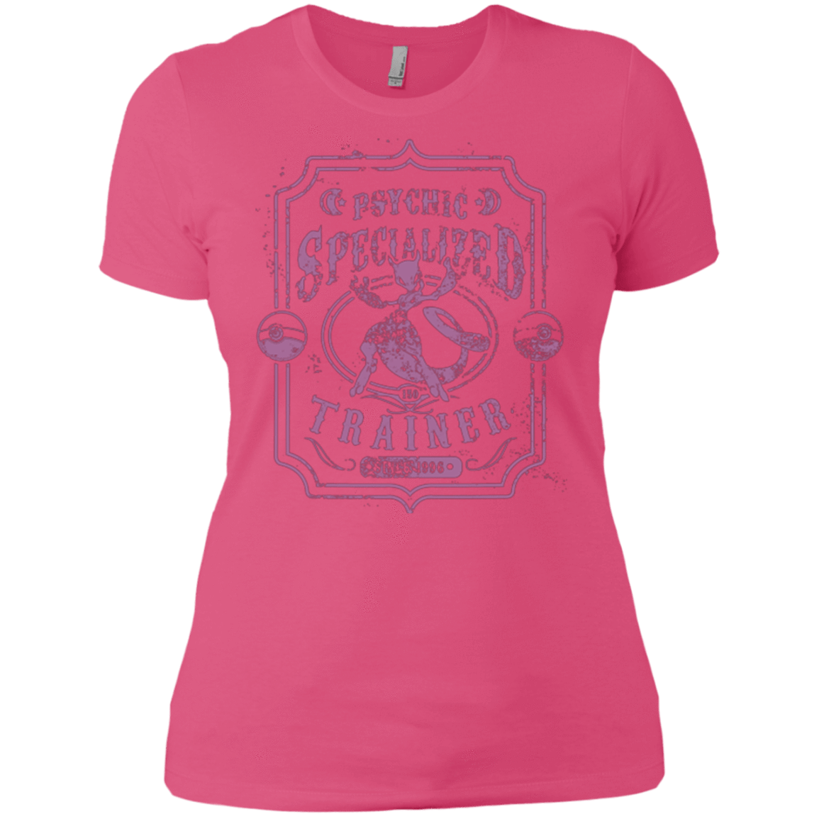 T-Shirts Hot Pink / X-Small Psychic Specialized Trainer 2 Women's Premium T-Shirt