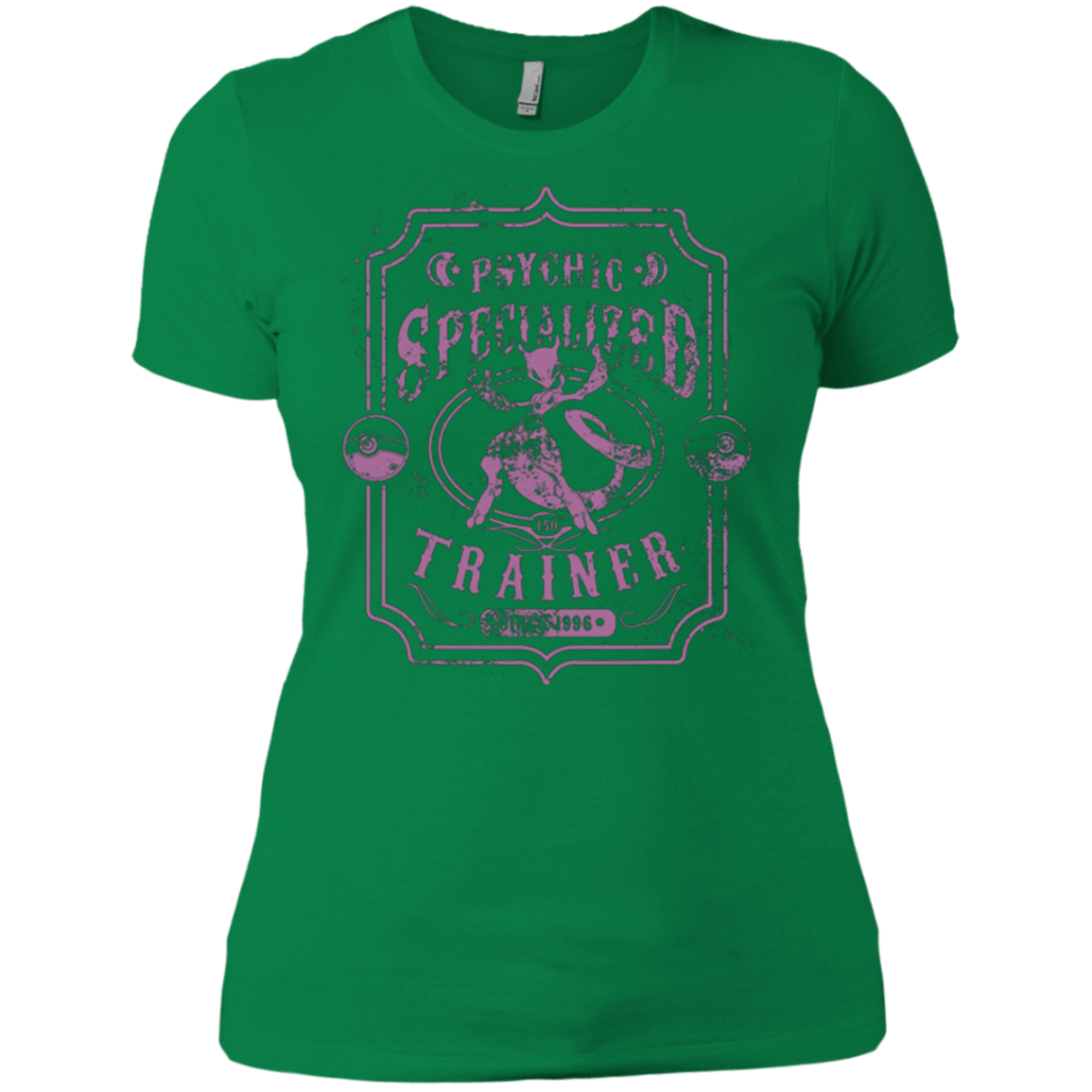 T-Shirts Kelly Green / X-Small Psychic Specialized Trainer 2 Women's Premium T-Shirt