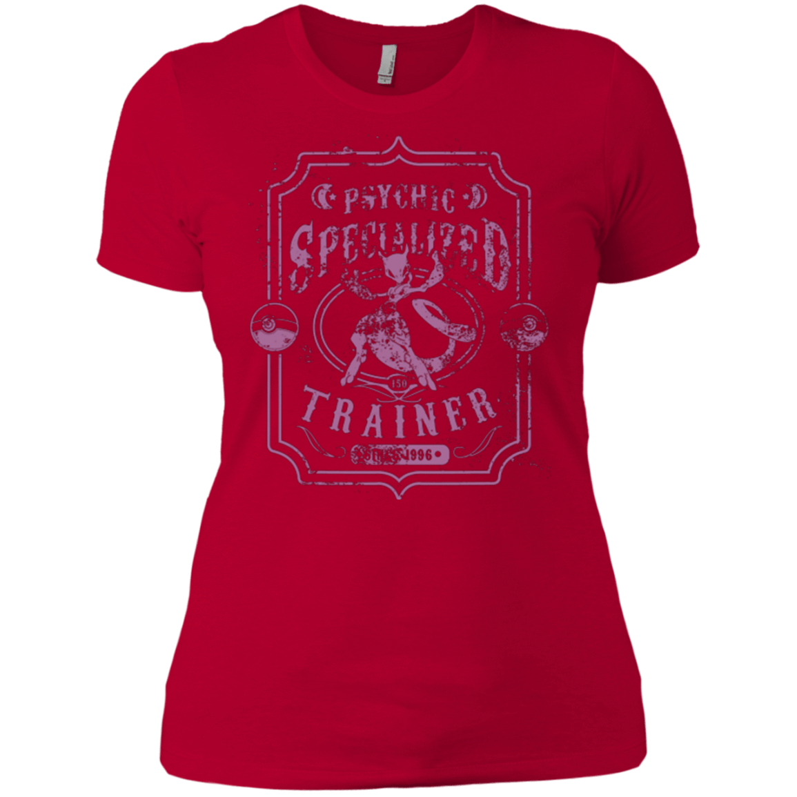 T-Shirts Red / X-Small Psychic Specialized Trainer 2 Women's Premium T-Shirt