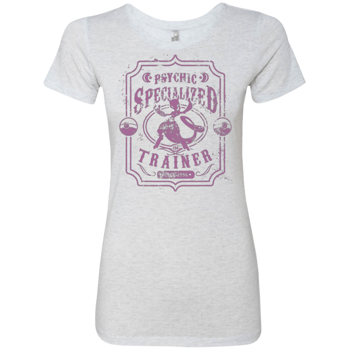 T-Shirts Heather White / Small Psychic Specialized Trainer 2 Women's Triblend T-Shirt