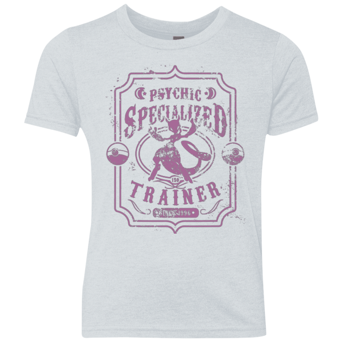T-Shirts Heather White / YXS Psychic Specialized Trainer 2 Youth Triblend T-Shirt
