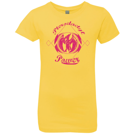 T-Shirts Vibrant Yellow / YXS Pterodactyl Girls Premium T-Shirt