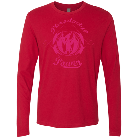 T-Shirts Red / Small Pterodactyl Men's Premium Long Sleeve