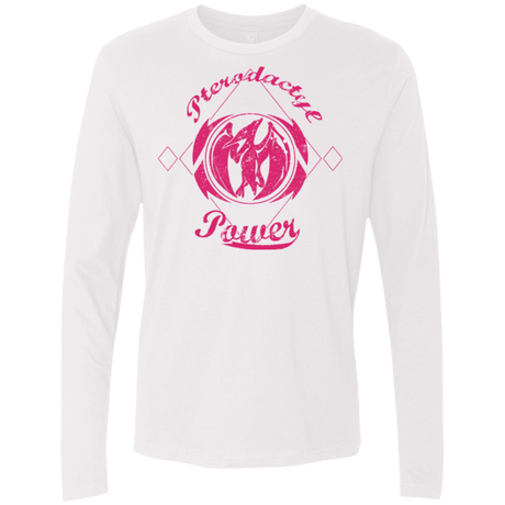 T-Shirts White / Small Pterodactyl Men's Premium Long Sleeve