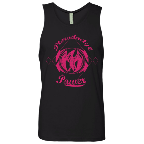 T-Shirts Black / Small Pterodactyl Men's Premium Tank Top