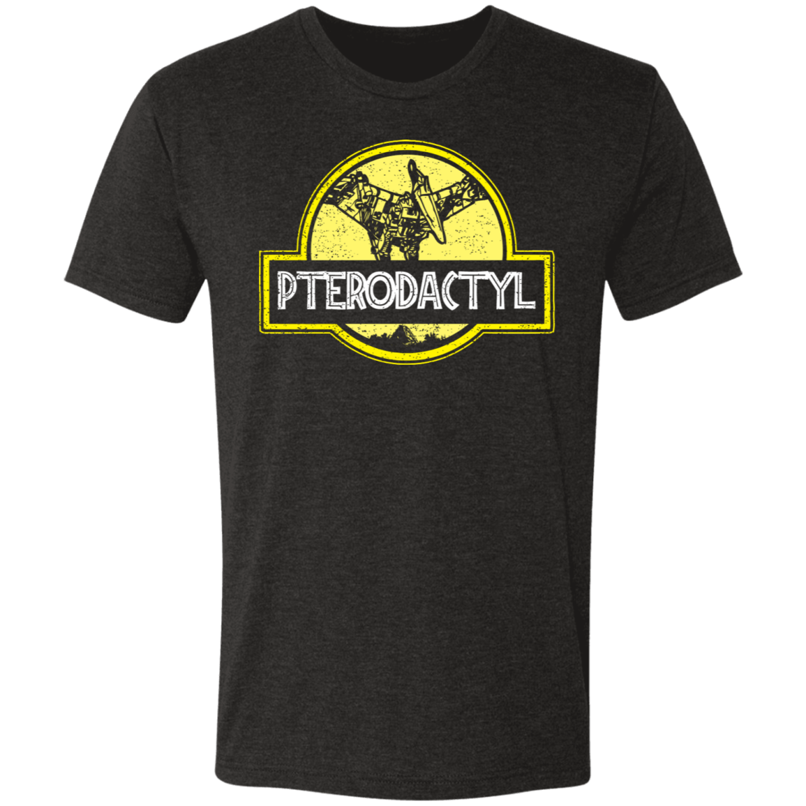 T-Shirts Vintage Black / S Pterodactyl Men's Triblend T-Shirt