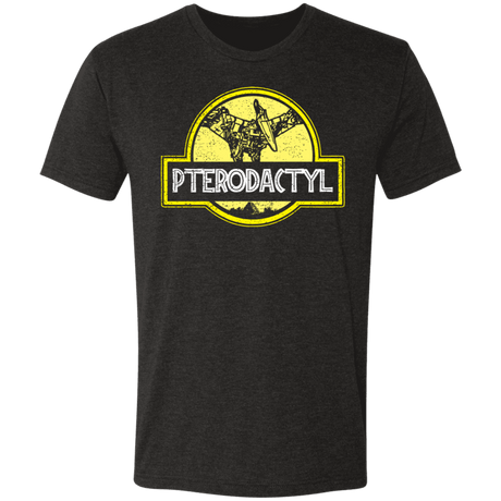 T-Shirts Vintage Black / S Pterodactyl Men's Triblend T-Shirt