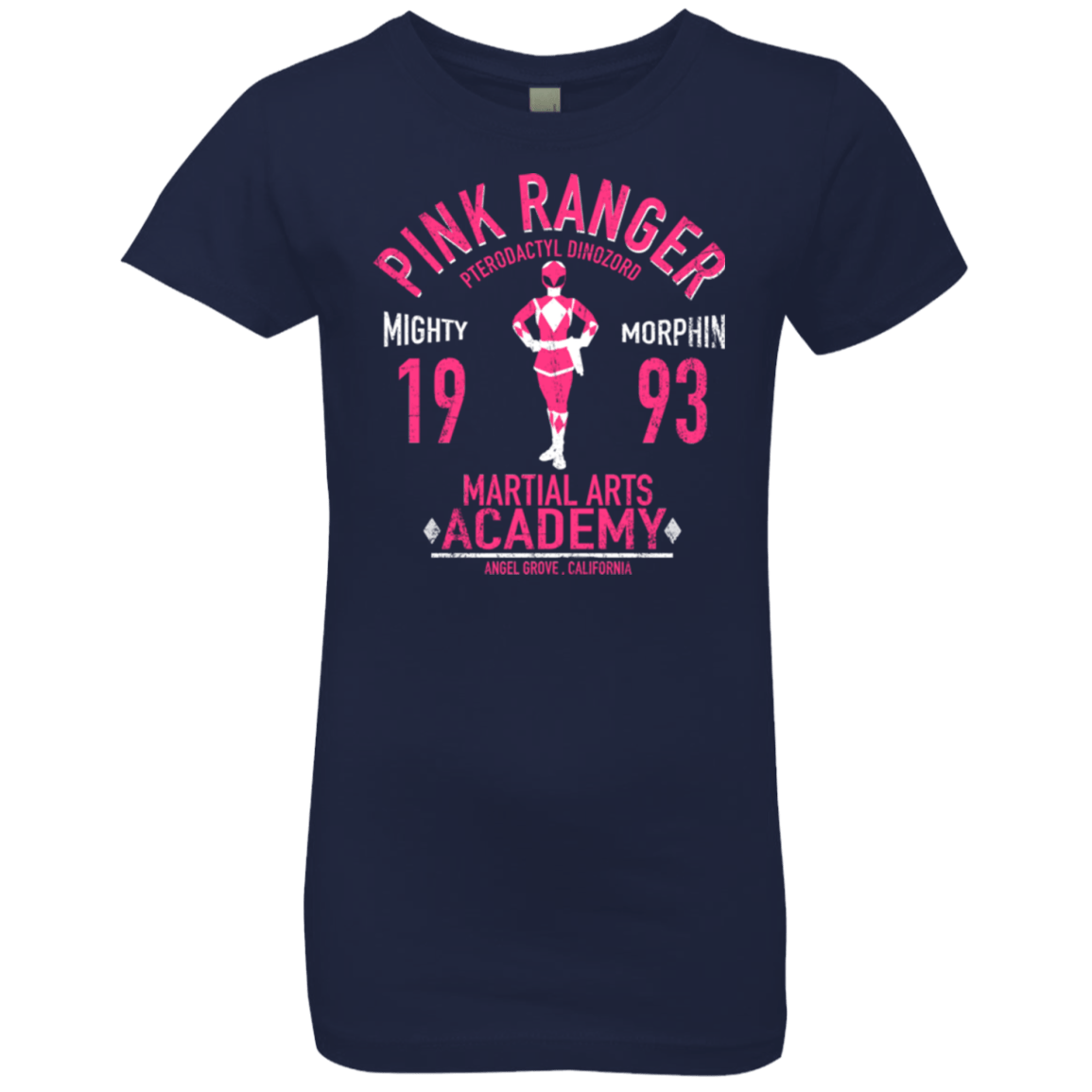 T-Shirts Midnight Navy / YXS Pterodactyl Ranger Girls Premium T-Shirt