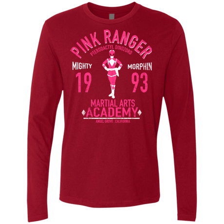 T-Shirts Cardinal / Small Pterodactyl Ranger Men's Premium Long Sleeve