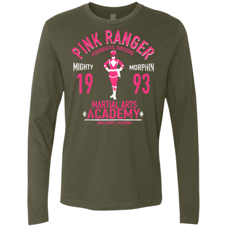 T-Shirts Military Green / Small Pterodactyl Ranger Men's Premium Long Sleeve