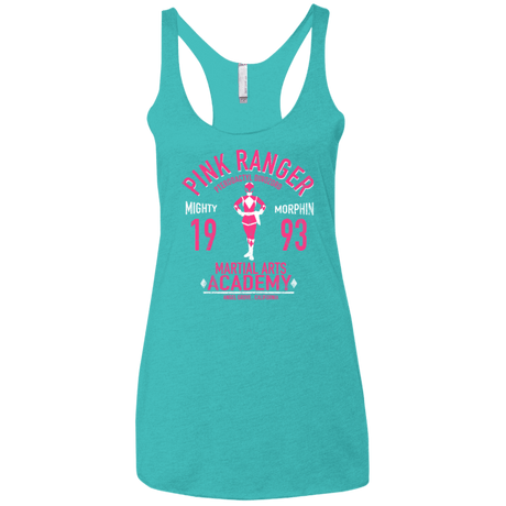 T-Shirts Tahiti Blue / X-Small Pterodactyl Ranger Women's Triblend Racerback Tank