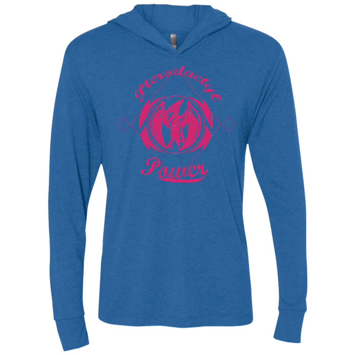 T-Shirts Vintage Royal / X-Small Pterodactyl Triblend Long Sleeve Hoodie Tee