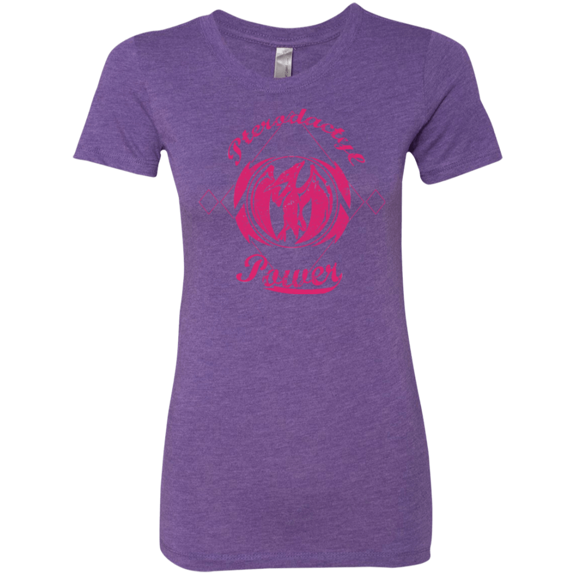 T-Shirts Purple Rush / Small Pterodactyl Women's Triblend T-Shirt