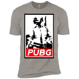 T-Shirts Light Grey / YXS PUBG Boys Premium T-Shirt