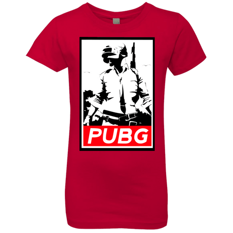 T-Shirts Red / YXS PUBG Girls Premium T-Shirt