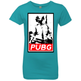 T-Shirts Tahiti Blue / YXS PUBG Girls Premium T-Shirt