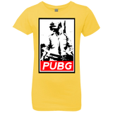 T-Shirts Vibrant Yellow / YXS PUBG Girls Premium T-Shirt