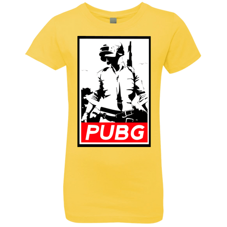 T-Shirts Vibrant Yellow / YXS PUBG Girls Premium T-Shirt