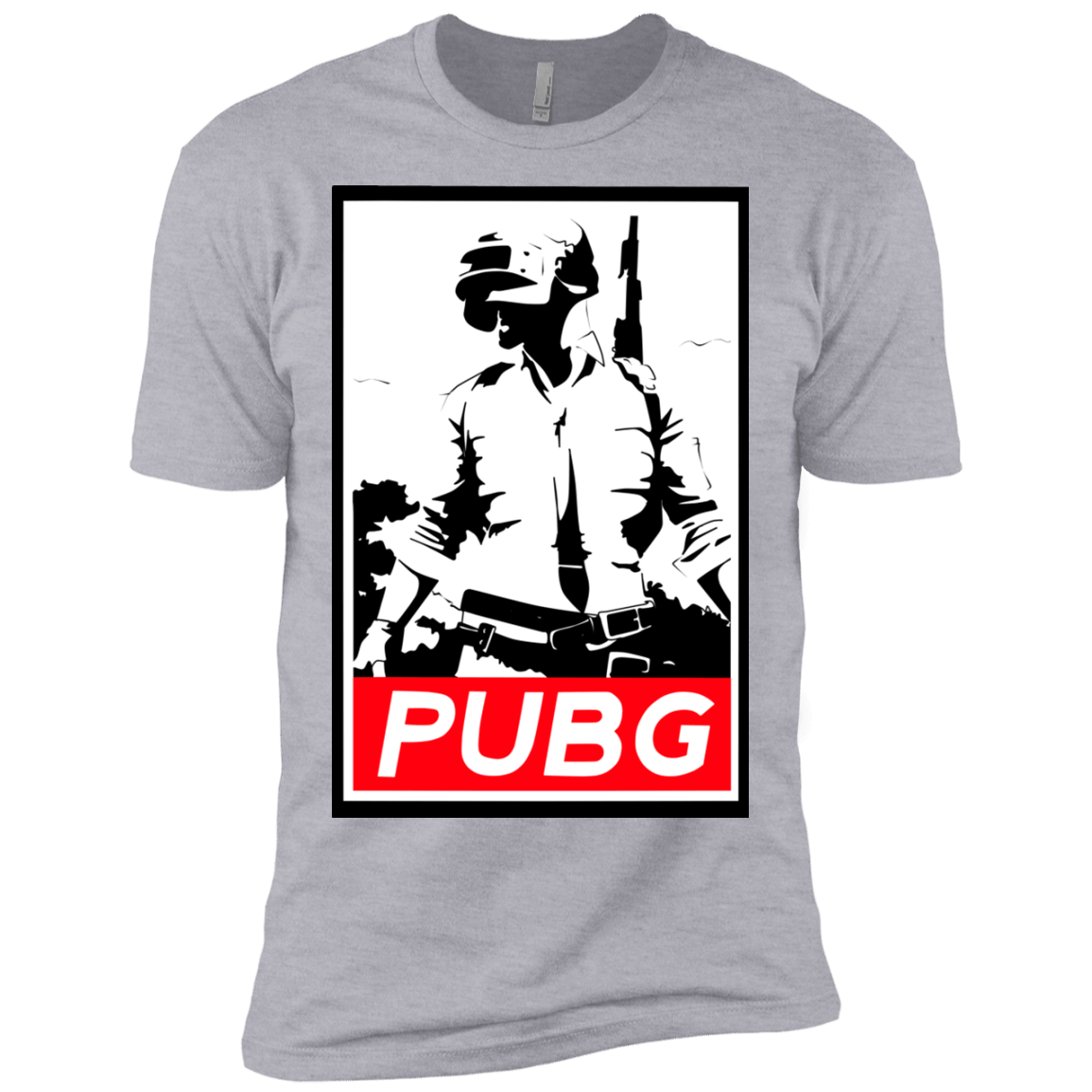 T-Shirts Heather Grey / X-Small PUBG Men's Premium T-Shirt