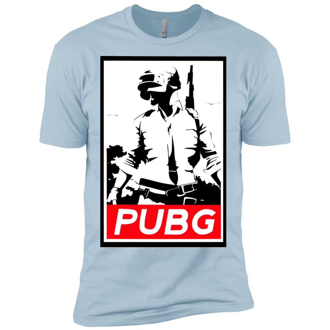 T-Shirts Light Blue / X-Small PUBG Men's Premium T-Shirt