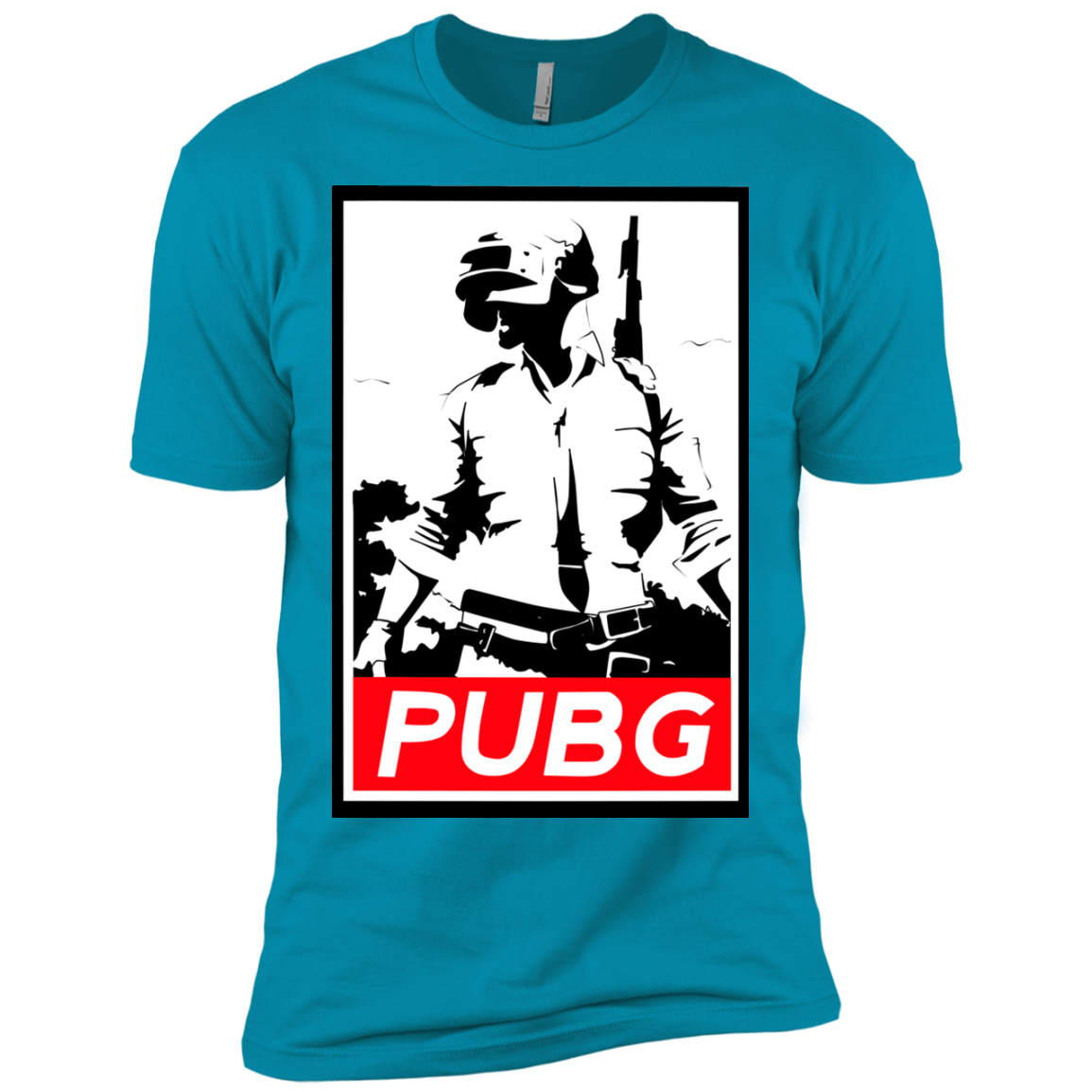 T-Shirts Turquoise / X-Small PUBG Men's Premium T-Shirt