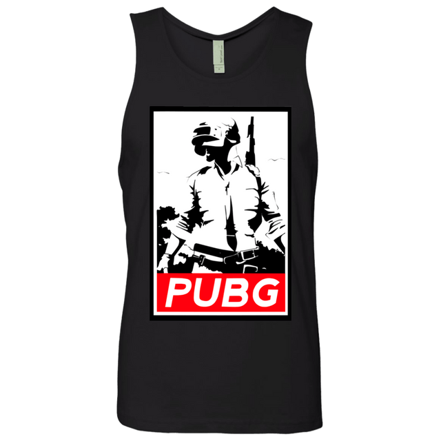 T-Shirts Black / Small PUBG Men's Premium Tank Top