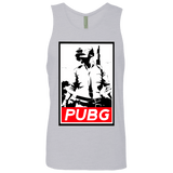 T-Shirts Heather Grey / Small PUBG Men's Premium Tank Top