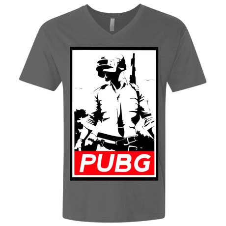 T-Shirts Heavy Metal / X-Small PUBG Men's Premium V-Neck