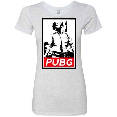 T-Shirts Heather White / Small PUBG Women's Triblend T-Shirt