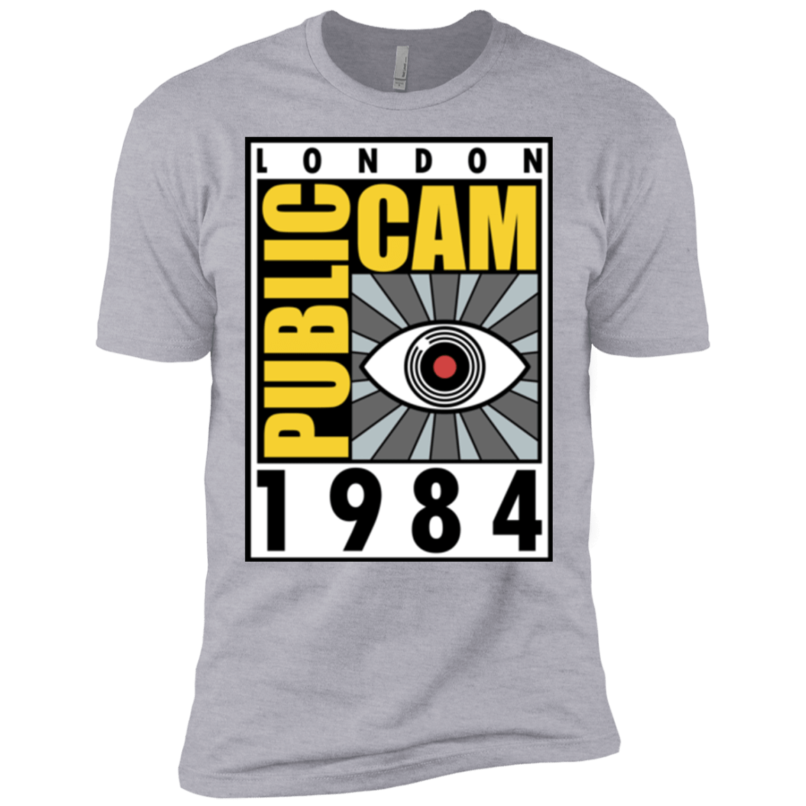 T-Shirts Heather Grey / X-Small Public Cam Men's Premium T-Shirt