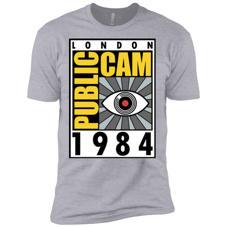 T-Shirts Heather Grey / X-Small Public Cam Men's Premium T-Shirt