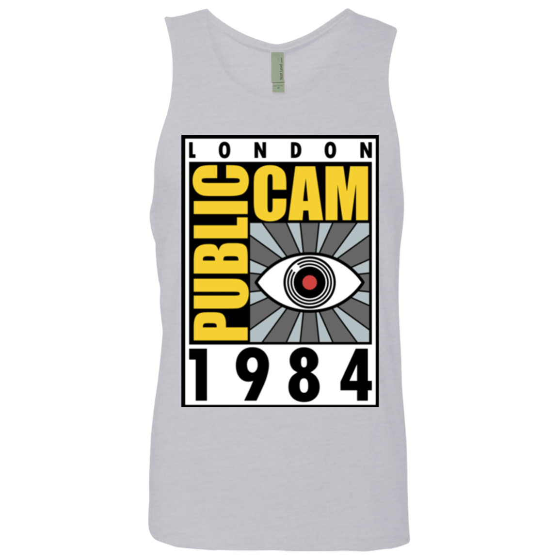T-Shirts Heather Grey / Small Public Cam Men's Premium Tank Top
