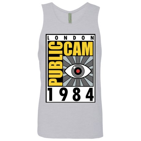 T-Shirts Heather Grey / Small Public Cam Men's Premium Tank Top