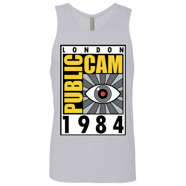 T-Shirts Heather Grey / Small Public Cam Men's Premium Tank Top