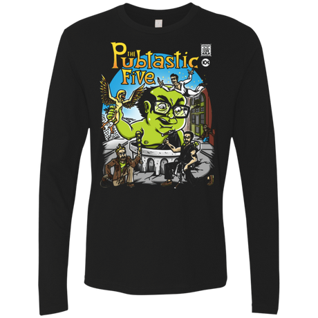 T-Shirts Black / Small Pubtastic 4 Men's Premium Long Sleeve