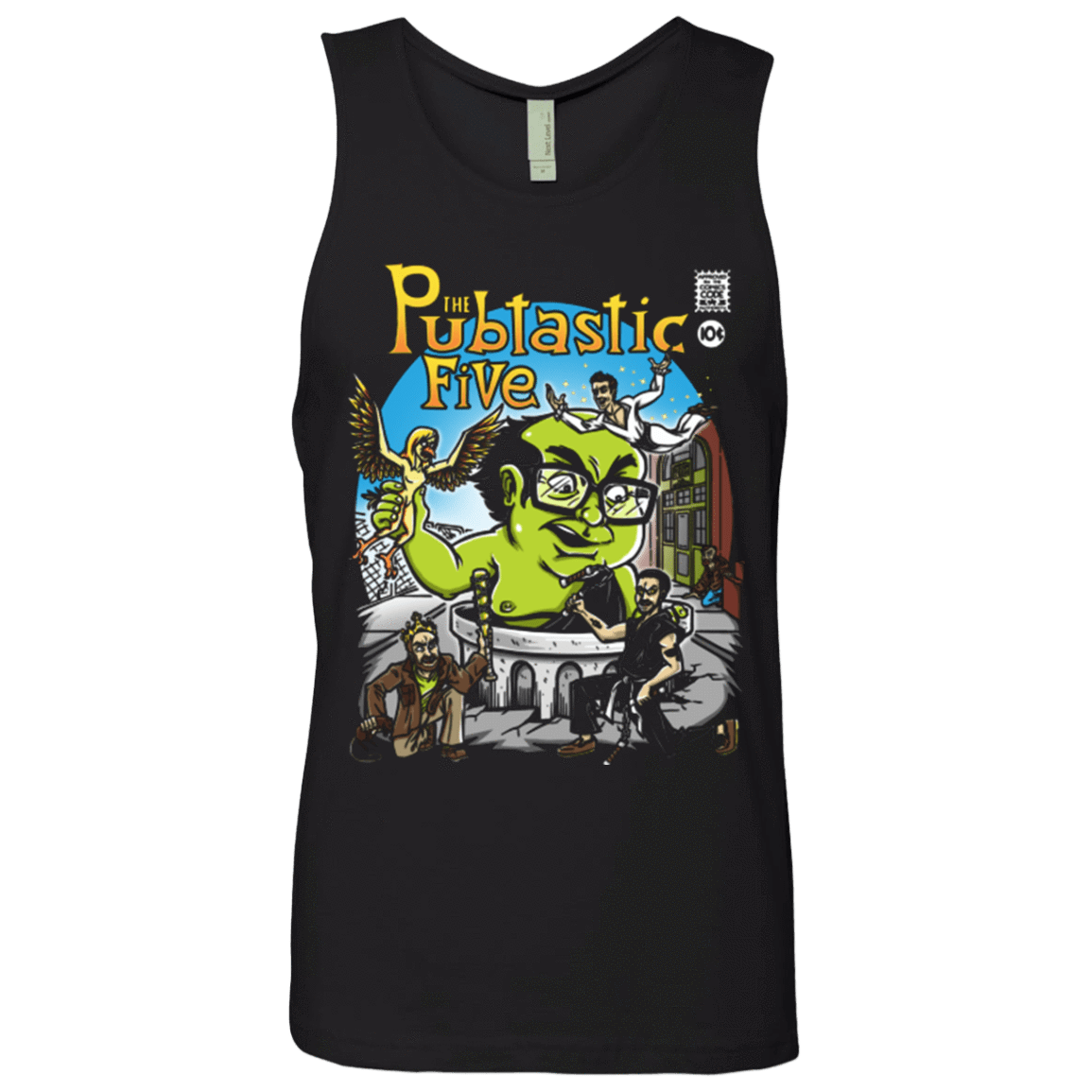 T-Shirts Black / Small Pubtastic 4 Men's Premium Tank Top