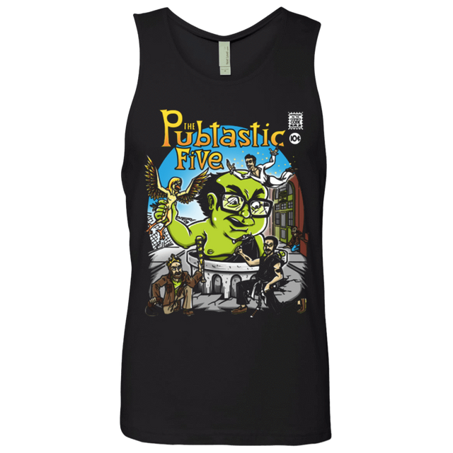 T-Shirts Black / Small Pubtastic 4 Men's Premium Tank Top