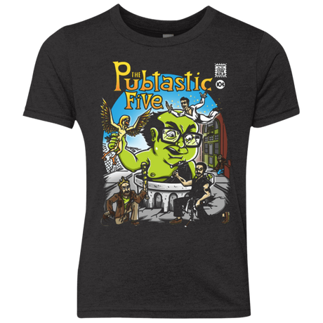 T-Shirts Vintage Black / YXS Pubtastic 4 Youth Triblend T-Shirt