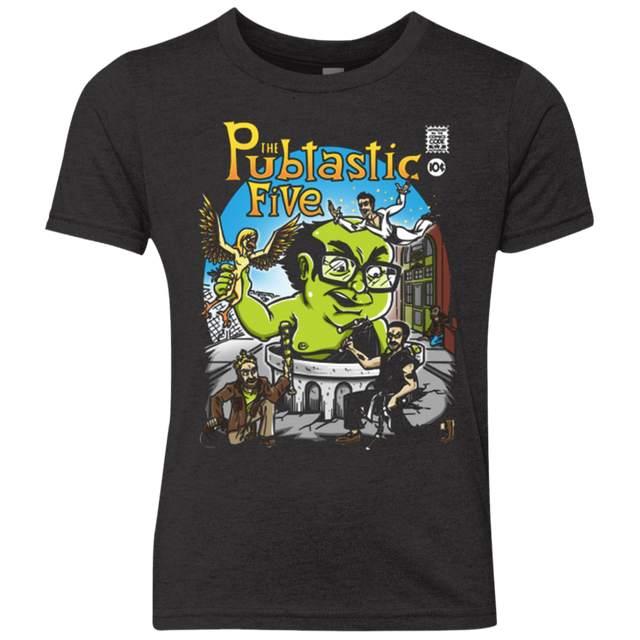 T-Shirts Vintage Black / YXS Pubtastic 4 Youth Triblend T-Shirt