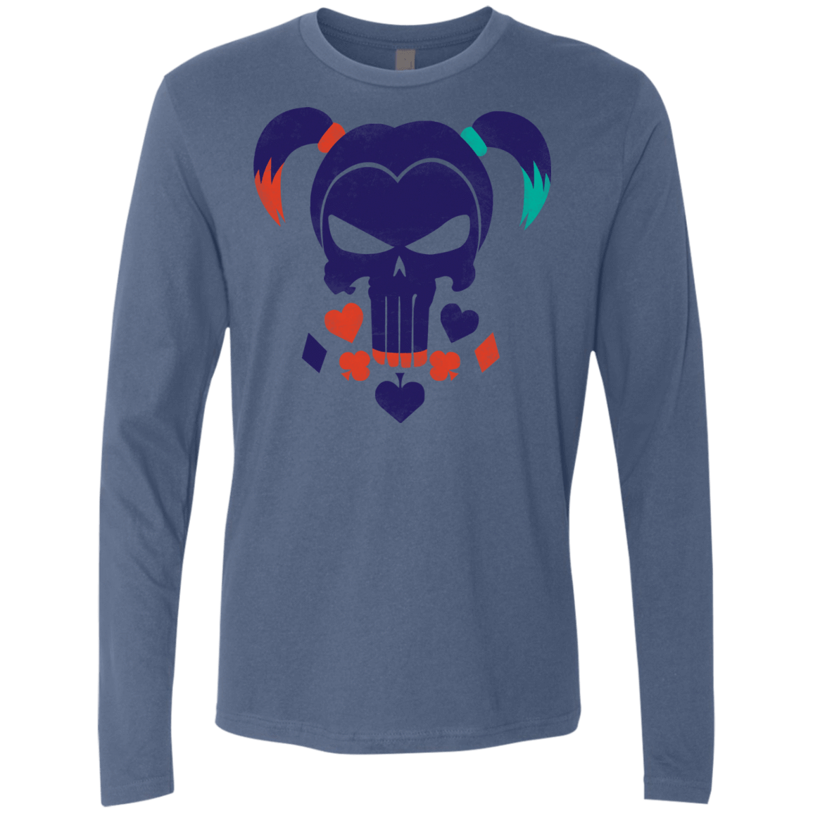 T-Shirts Indigo / Small PUDDINSHER Men's Premium Long Sleeve