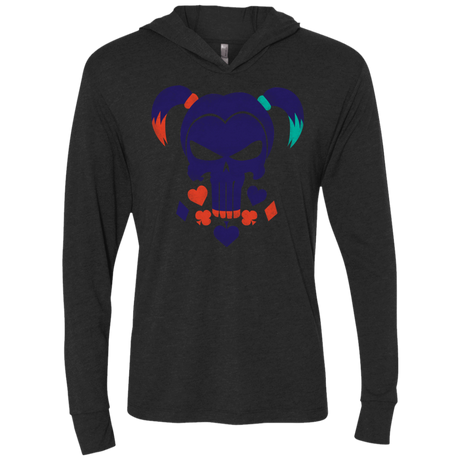 T-Shirts Vintage Black / X-Small PUDDINSHER Triblend Long Sleeve Hoodie Tee