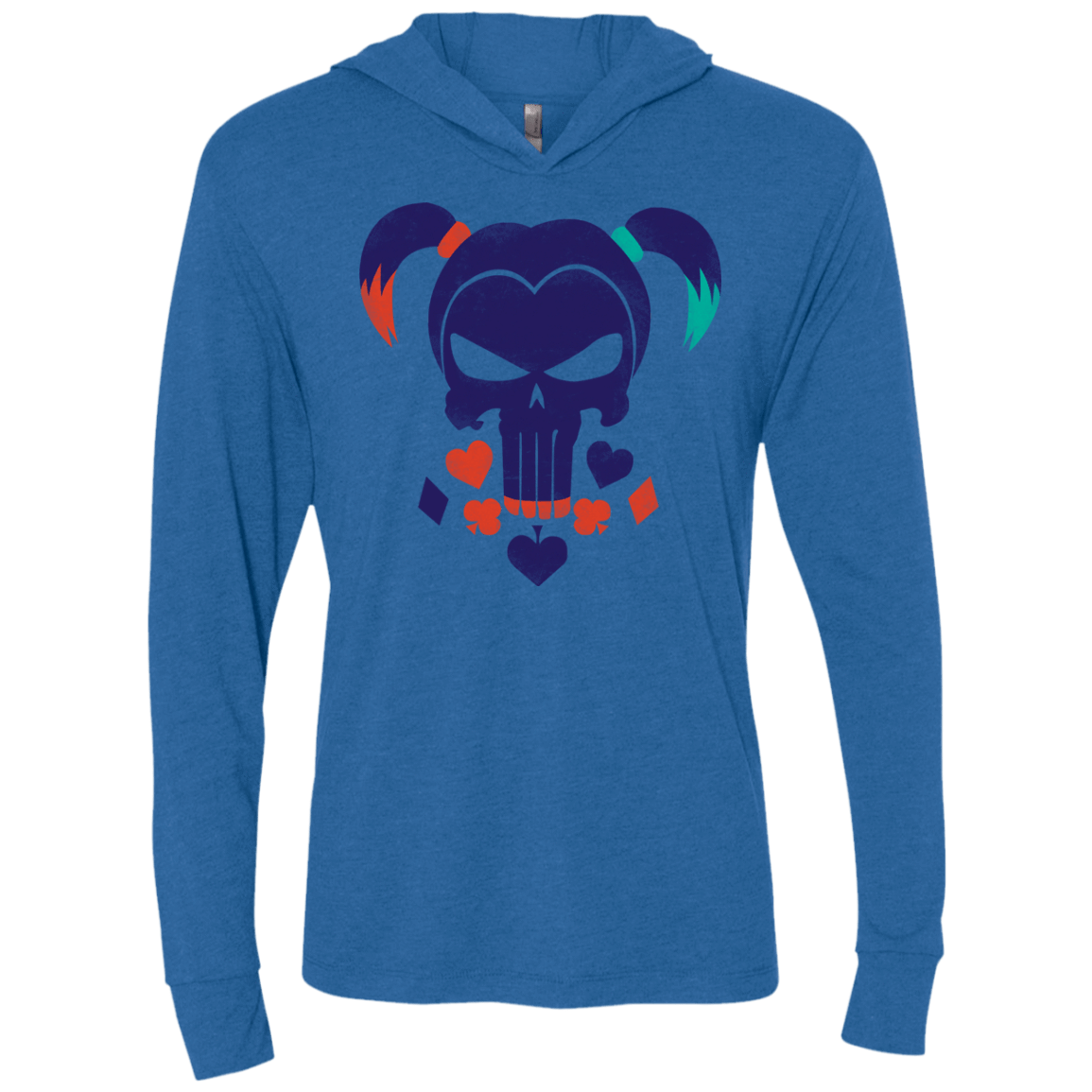 T-Shirts Vintage Royal / X-Small PUDDINSHER Triblend Long Sleeve Hoodie Tee